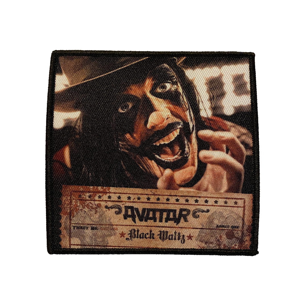 10cm Black Waltz Album Art Patch