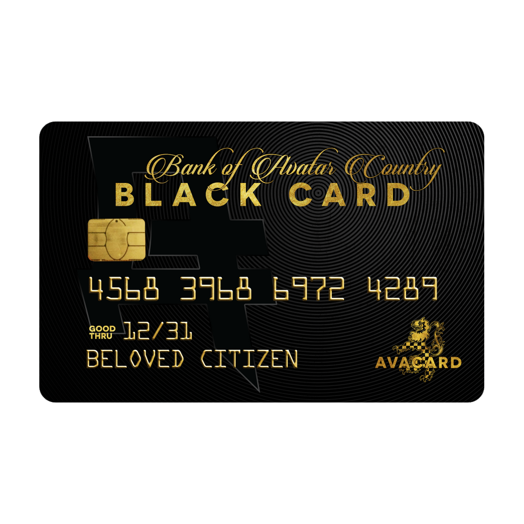 Avatar Country Black Card (Digital Gift Card)