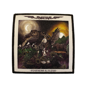 10cm Feathers & Flesh Album Art Patch